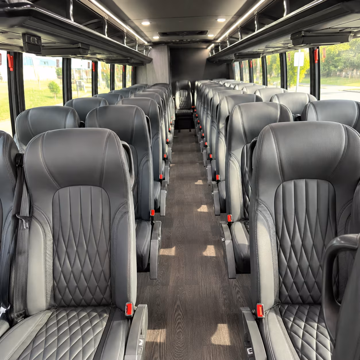 glendale 25 passenger minibus inside