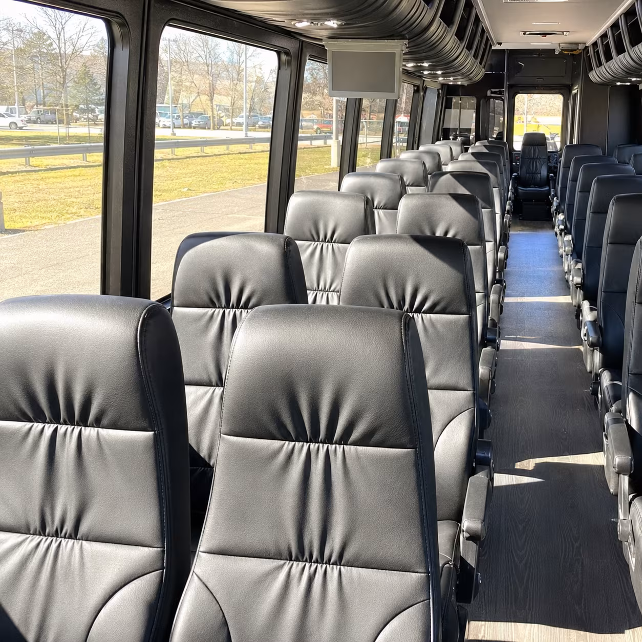glendale 25 passenger minibus interior