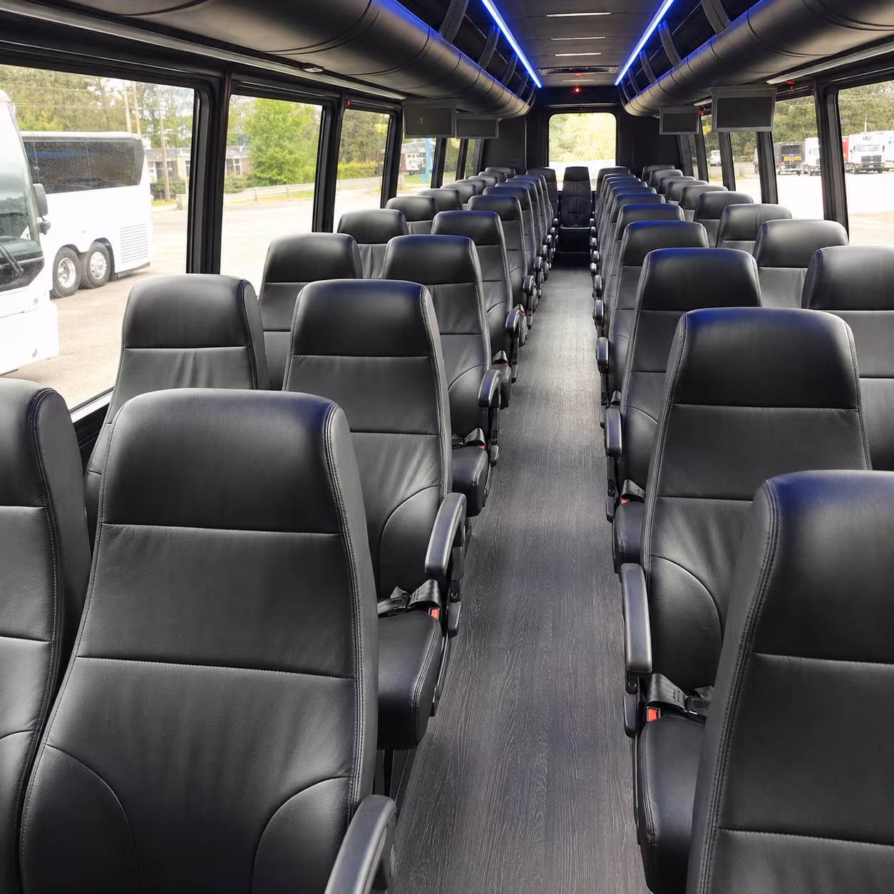 glendale 28 passenger minibus inside