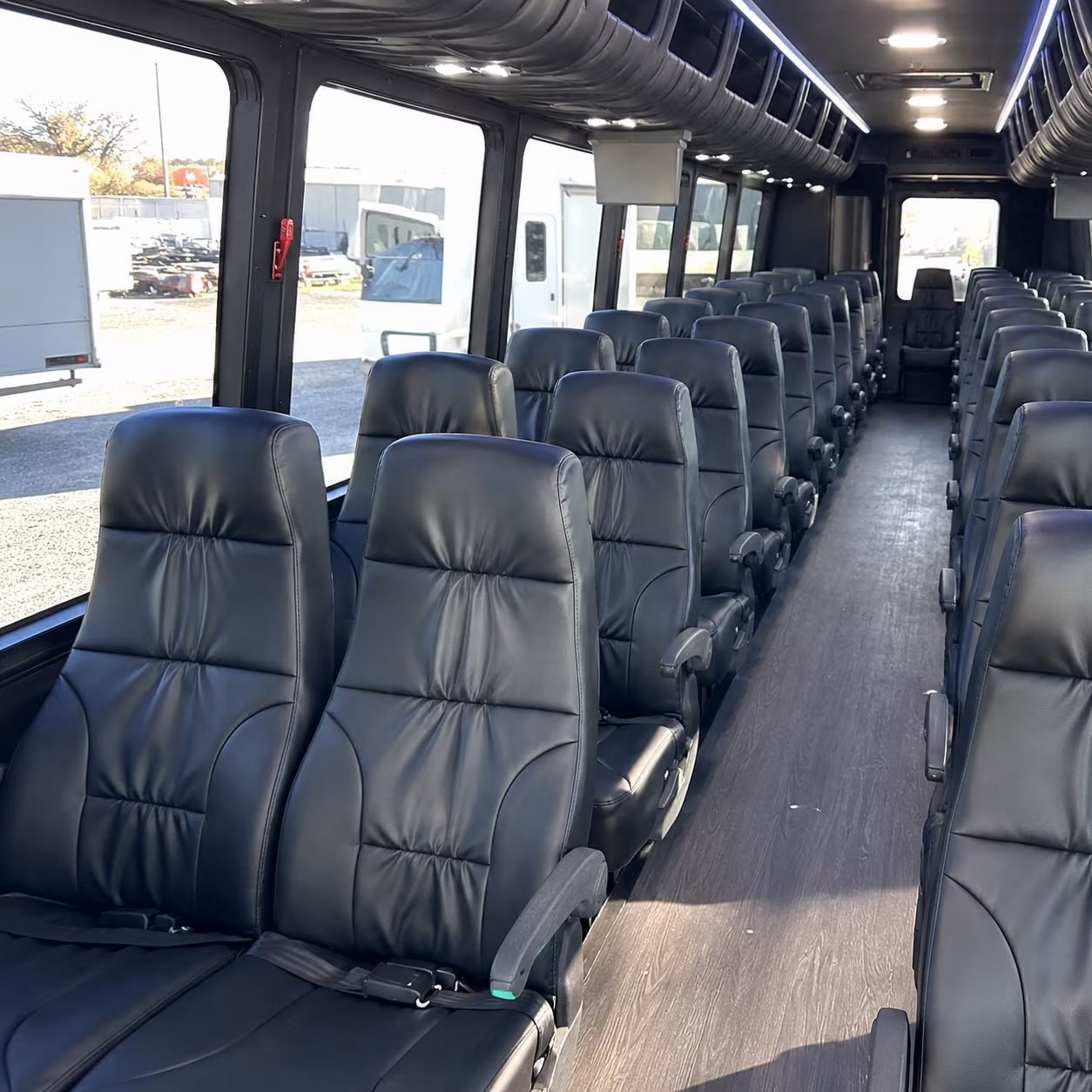 glendale 28 passenger minibus interior