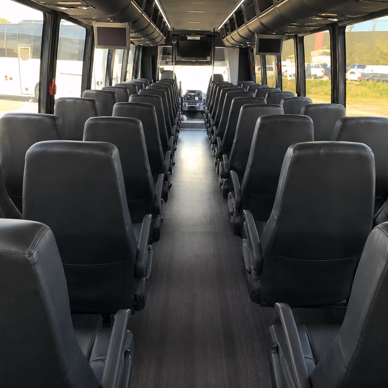 glendale 35 passenger minibus inside
