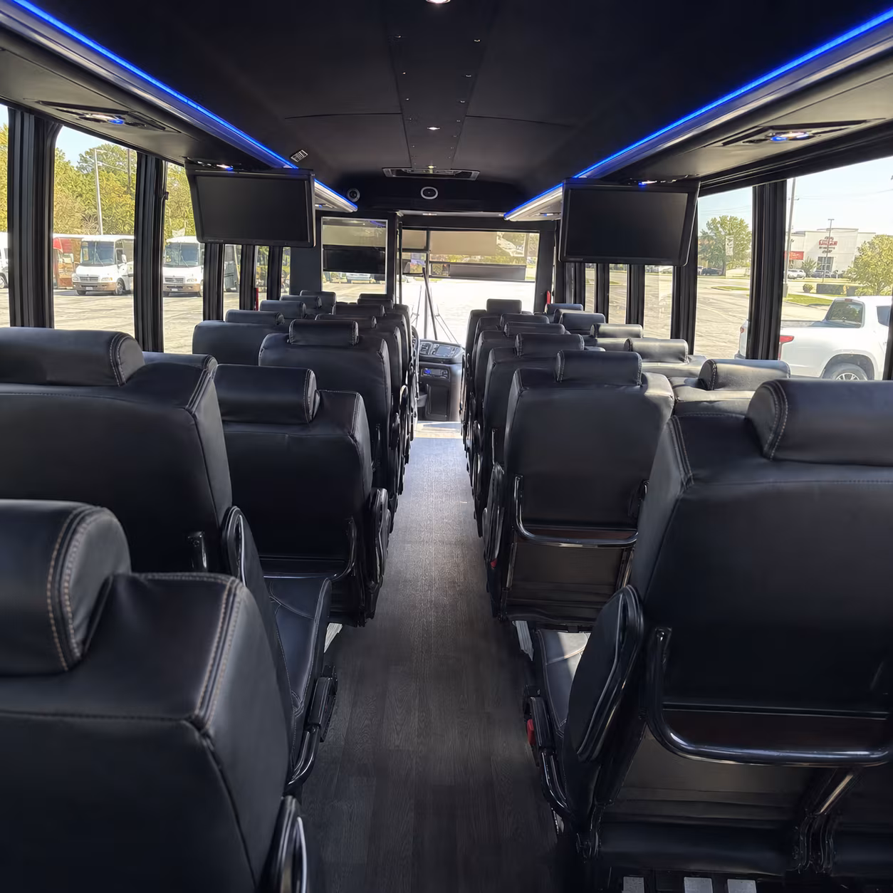 glendale 35 passenger minibus interior