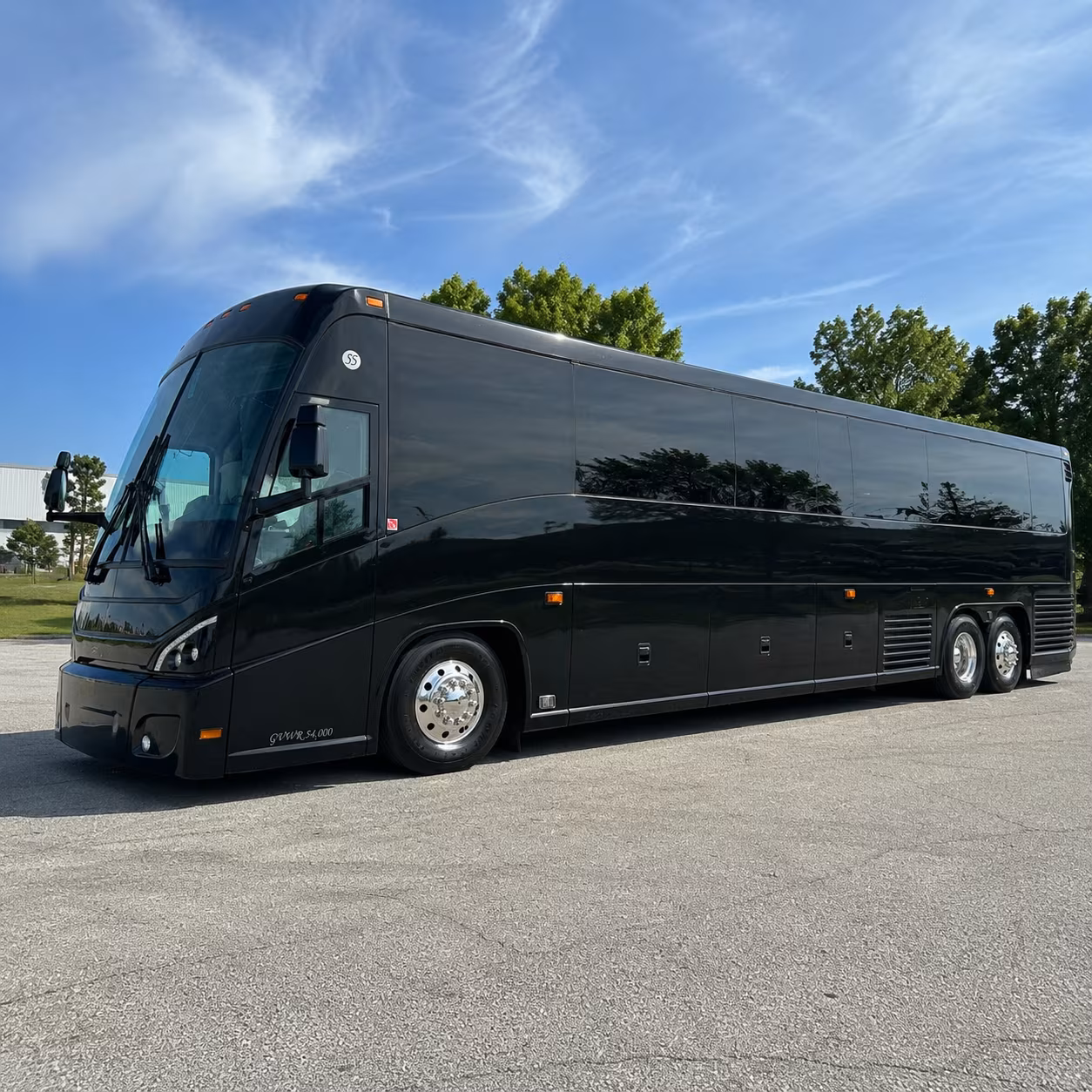 glendale 47 passenger charter bus