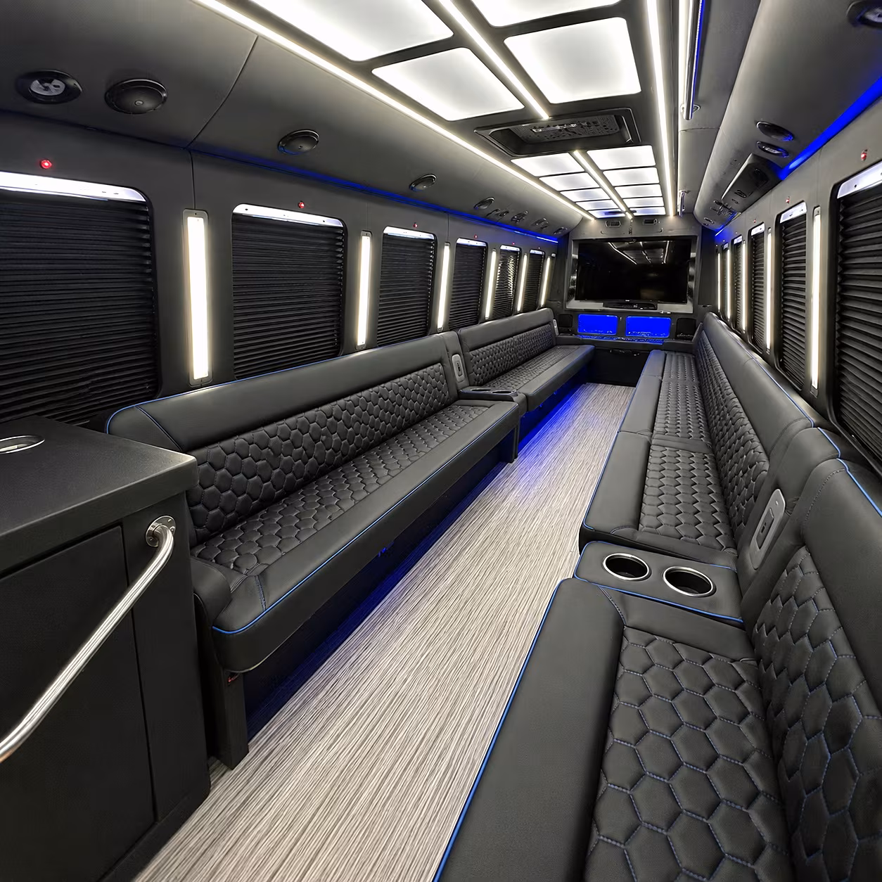 glendale party bus interior