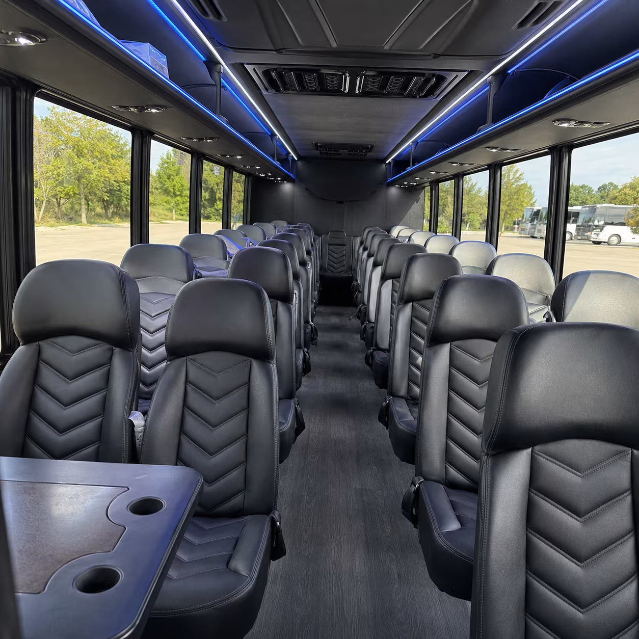 glendale sporting event transportation onboard seating