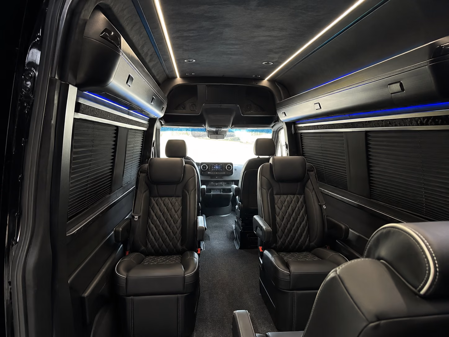 glendale sprinter van with driver inside