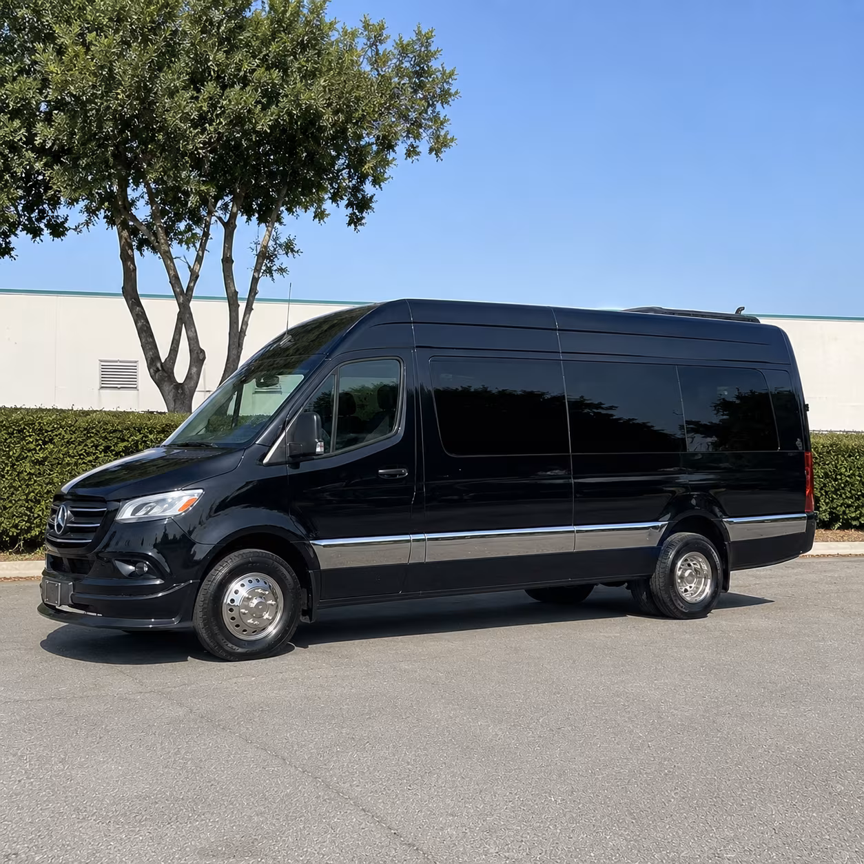 sprinter vans for small prom groups heading out across the west valley